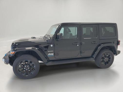 Black Clearcoat 2023 Jeep Wrangler 4xe Sahara