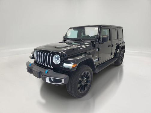 Black Clearcoat 2023 Jeep Wrangler 4xe Sahara