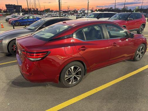 Scarlet Ember Tintcoat 2020 Nissan Sentra SV