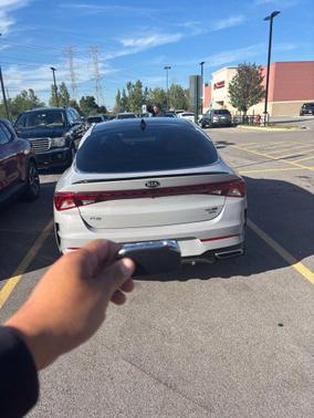Wolf Gray 2021 Kia K5 GT-Line