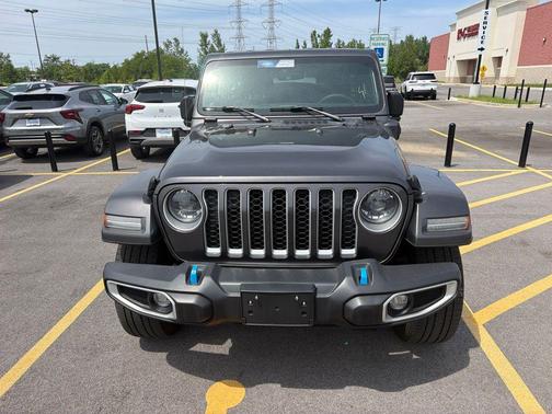 Crystal Metallic 2023 Jeep Wrangler Sahara 4xe