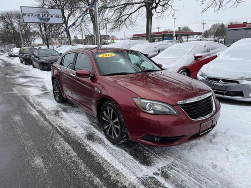 Red 2012 Chrysler 200 S