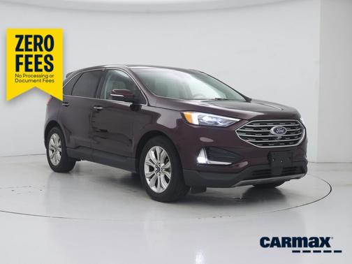 Burgundy 2020 Ford Edge Titanium