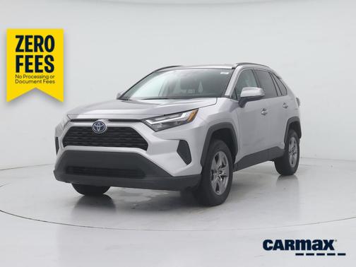 Silver 2024 Toyota RAV4 Hybrid XLE