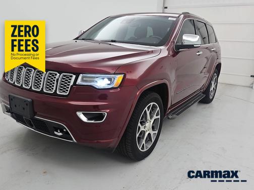 Burgundy 2019 Jeep Grand Cherokee Overland