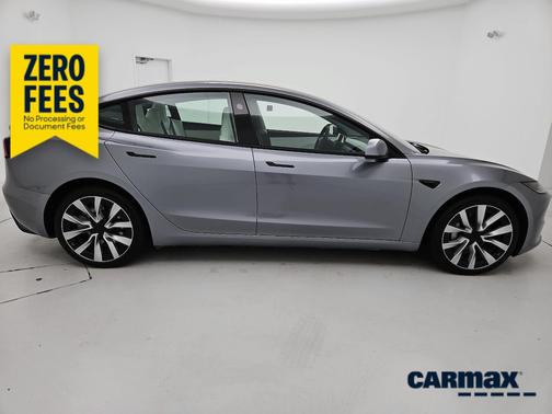 Silver 2025 Tesla Model 3 Long Range