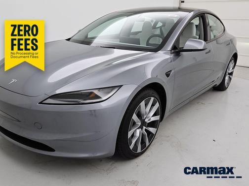 Silver 2025 Tesla Model 3 Long Range