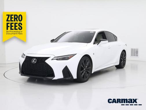 White 2022 Lexus IS 350 F-Sport