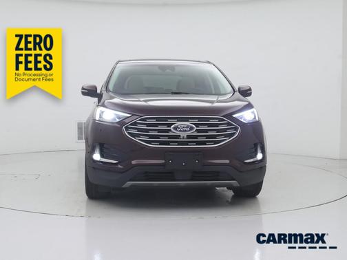 Burgundy 2020 Ford Edge Titanium