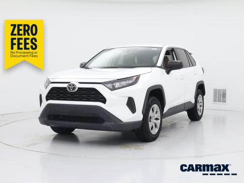 White 2022 Toyota RAV4 LE