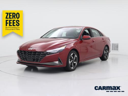 Red 2023 Hyundai ELANTRA HEV Limited
