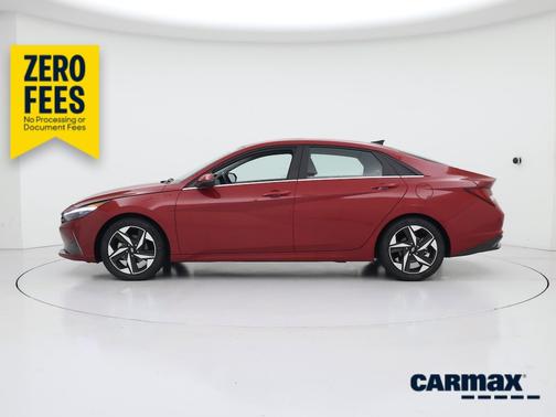 Red 2023 Hyundai ELANTRA HEV Limited