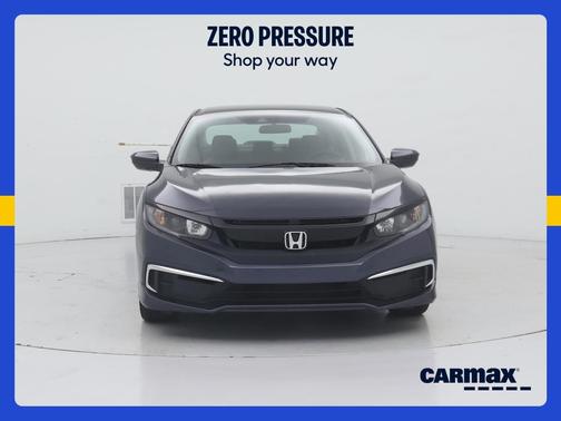 Blue 2021 Honda Civic LX