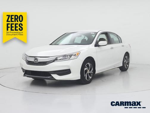 White 2017 Honda Accord LX