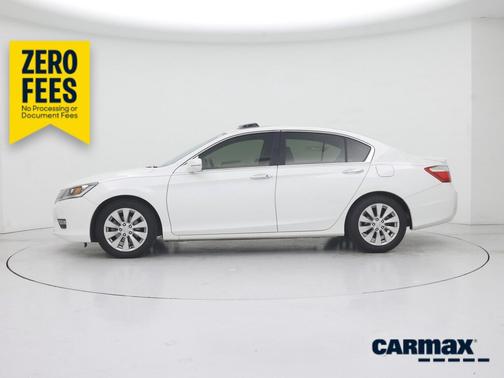 White 2014 Honda Accord EX-L
