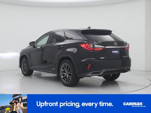 Black 2017 Lexus RX 450h F-Sport