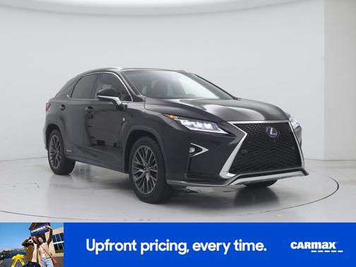 Black 2017 Lexus RX 450h F-Sport