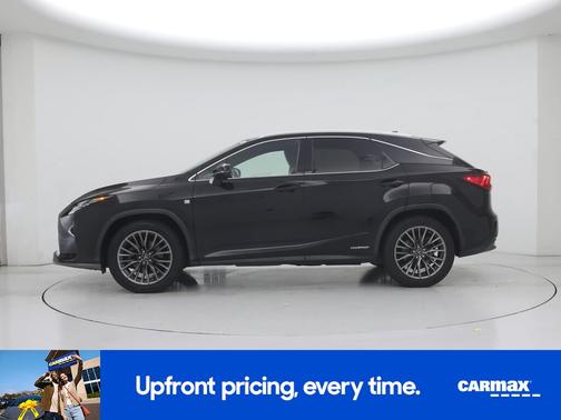 Black 2017 Lexus RX 450h F-Sport