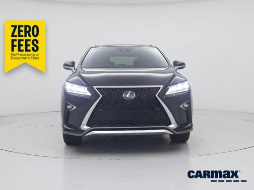 Black 2017 Lexus RX 450h F-Sport