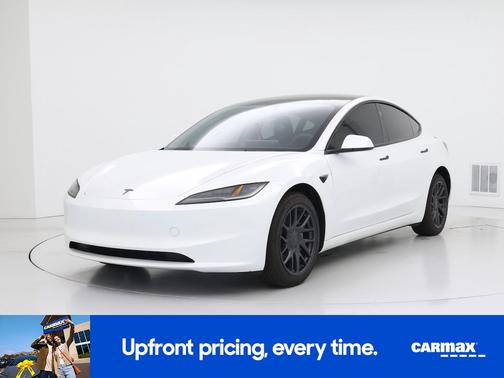 White 2025 Tesla Model 3 Long Range