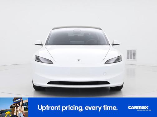 White 2025 Tesla Model 3 Long Range