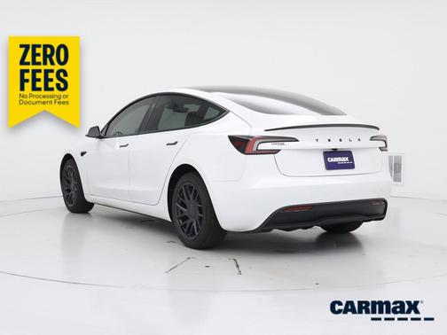 White 2025 Tesla Model 3 Long Range