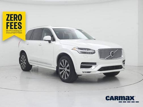 White 2024 Volvo XC90 B6 Plus Bright Theme