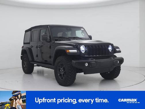 Black 2024 Jeep Wrangler Willy's SUV