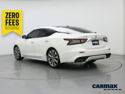 White 2021 Nissan Maxima Platinum