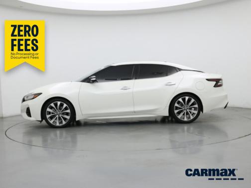 White 2021 Nissan Maxima Platinum