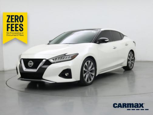 White 2021 Nissan Maxima Platinum