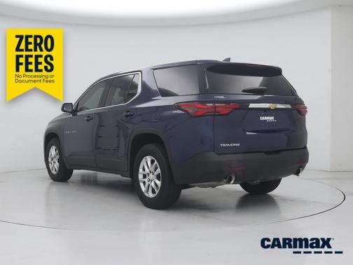 Blue 2023 Chevrolet Traverse LS