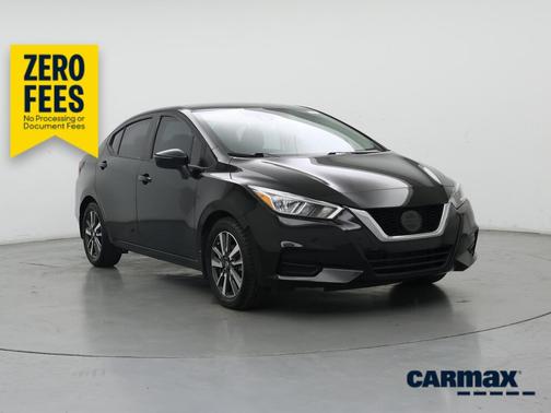 Black 2021 Nissan Versa SV
