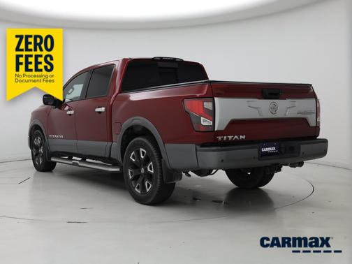 Burgundy 2020 Nissan Titan Platinum Reserve