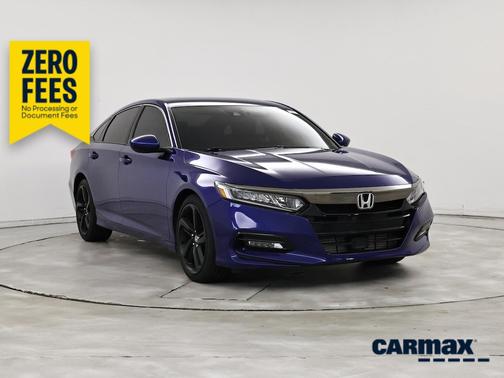 Blue 2018 Honda Accord Sport