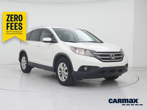 White 2014 Honda CR-V EX-L