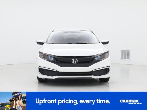 White 2019 Honda Civic LX