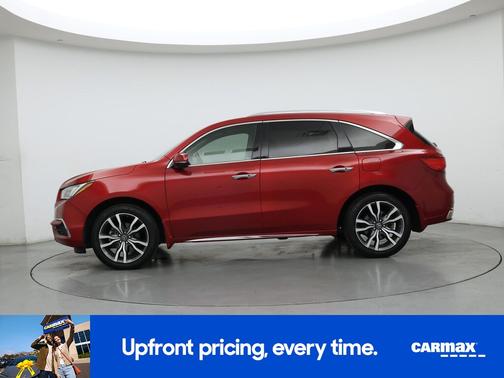 Red 2019 Acura MDX Advance