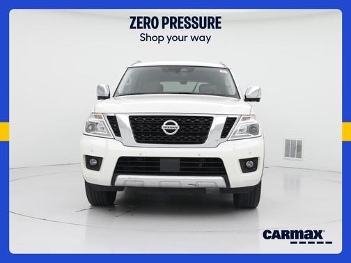 White 2018 Nissan Armada Platinum