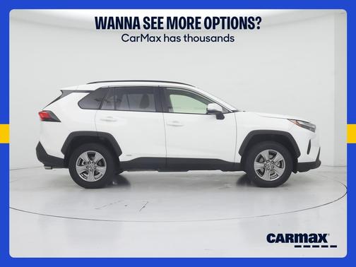 White 2025 Toyota RAV4 Hybrid XLE
