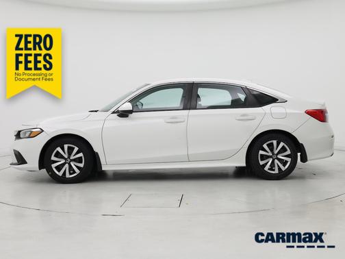 White 2024 Honda Civic LX