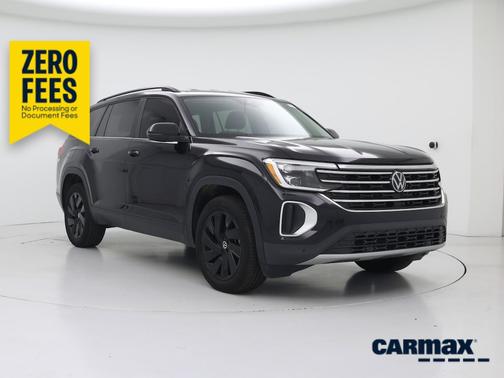 Black 2024 Volkswagen Atlas SE w/Tech