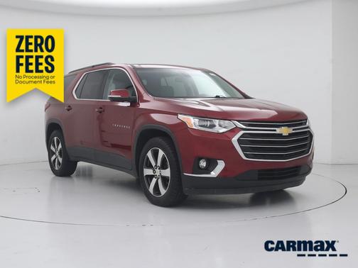 Red 2019 Chevrolet Traverse LT