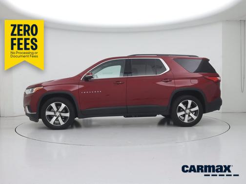 Red 2019 Chevrolet Traverse LT