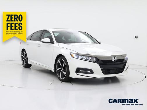 White 2019 Honda Accord Sport