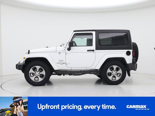 White 2018 Jeep Wrangler Sahara