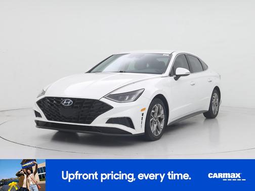 White 2021 Hyundai SONATA SEL