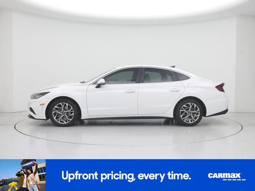 White 2021 Hyundai SONATA SEL