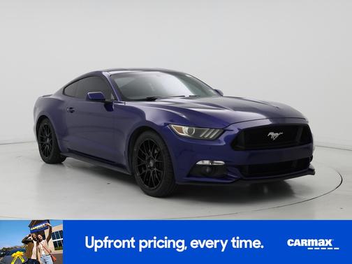 Blue 2015 Ford Mustang Ecoboost