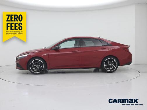 Red 2023 Hyundai ELANTRA N Line